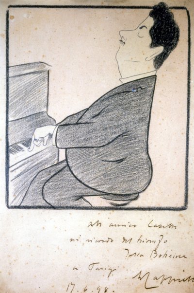 İtalyan besteci Giacomo Puccini