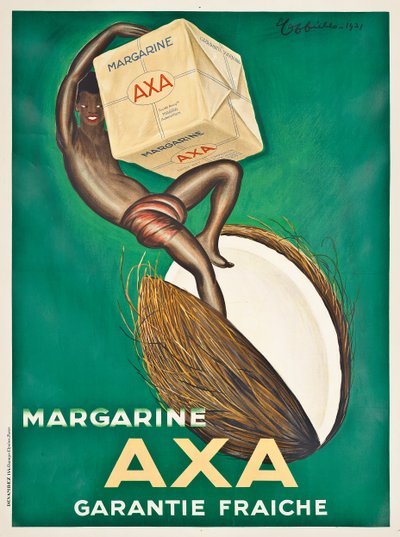 Afiş reklamı Axa margarin, 1931 by Leonetto Cappiello