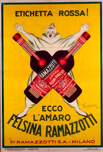 içki Amaro (Amer) felsina Ramazzotti için poster by Leonetto Cappiello
