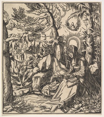 Toggenburg Saint Ita, Habsburg Azizlerinden, 1516-18. by Leonhard Beck