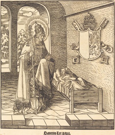 Aziz Leo (Papa IX. Leo) by Leonhard Beck