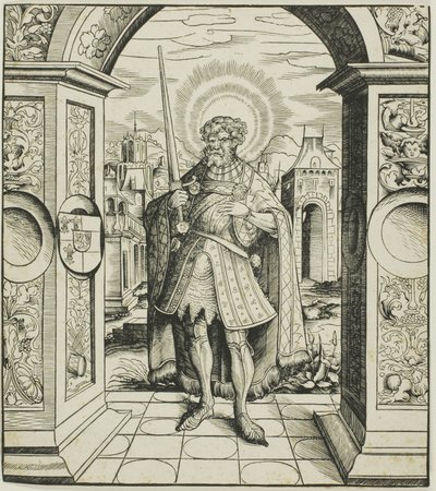Habsburg Hanedanı ile Bağlantılı Azizlerden Aziz Rolandus by Leonhard Beck