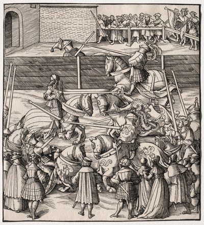 Jousting ve Devirme Sanatı by Leonhard Beck