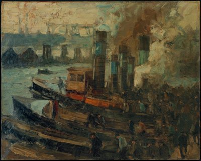 Duşların Kalkış (Hamburg) by Leonhard Sandrock