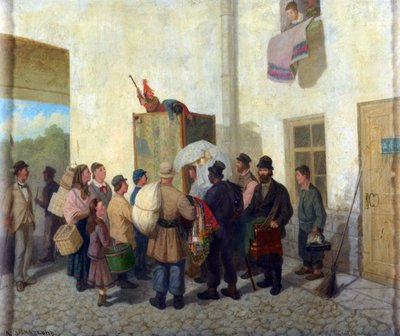 Maydanoz Par Solomatkin, Leonid İvanoviç (1837-1883). Tuval üzerine yağlıboya by Leonid Ivanovich Solomatkin