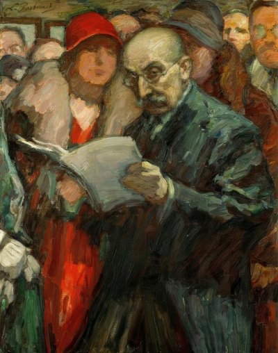 Berlin Sanat Akademisi Başkanı Max Liebermann by Leonid Osipovic Pasternak