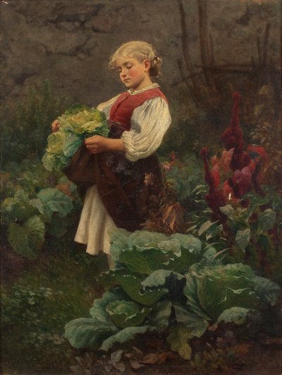 ev hanımı by Leopold Carl Muller