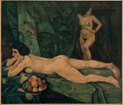 Kadın çıplaklar ile iç by Leopold Durm