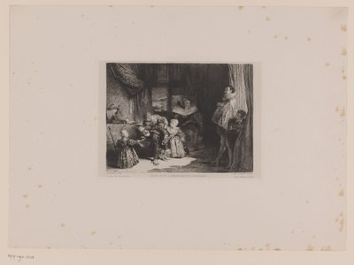 Hendrik IV Büyükelçi van Spanje olarak Henry IV ve İspanyol Büyükelçisi (nesnedeki başlık) by Leopold Flameng