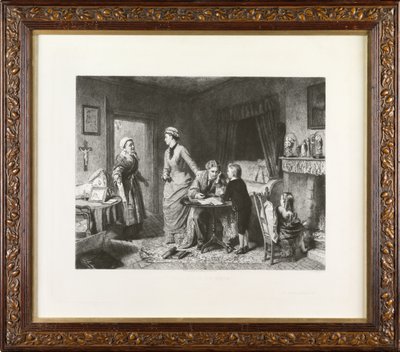 Yıkım Yolu: Tutuklama (gravür) by Leopold Flameng