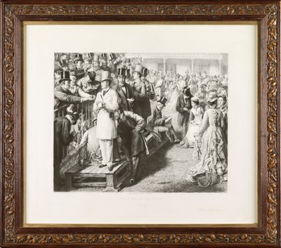Yıkım Yolu: Ascot (gravür) by Leopold Flameng
