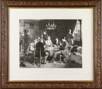 Yıkım Yolu: Kolej (gravür) by Leopold Flameng