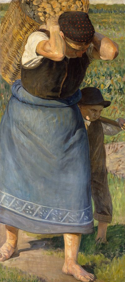 Yaşamın Üç Aşaması by Leopold Karl Walter von Kalckreuth