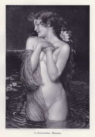 Nilüfer (gravür) by Leopold Schmutzler