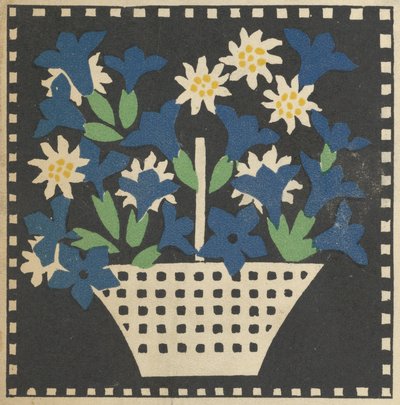 Çiçek Sepeti, 1907. by Leopoldine Kolbe