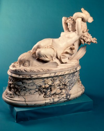 Galatea yunusa biniyor, 1880 dolayları by Leopoldo Ansiglione