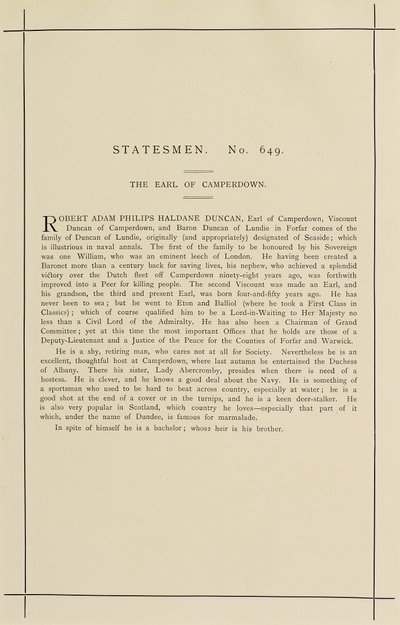 Camperdown Kontu by Leslie Matthew Ward