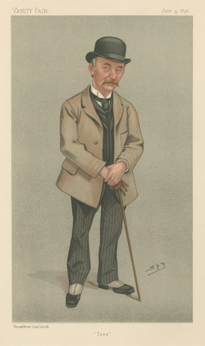 Tess, Thomas Hardy (Vanity Fair serisi) by Leslie Matthew Spy Ward