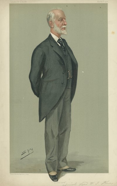 Amiral Lord Walter Talbot Kerr by Leslie Matthew Ward