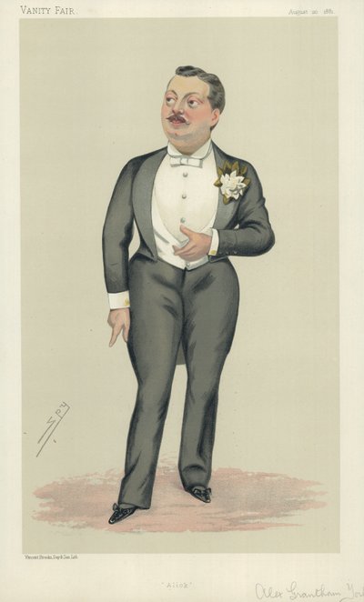 Alexander Grantham Yorke, Alick, 20 Ağustos 1881, Vanity Fair karikatürü by Leslie Matthew Ward