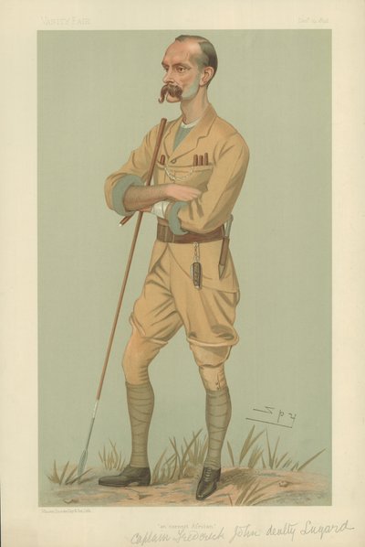 Kaptan Frederick John Dealtry Lugard by Leslie Matthew Ward