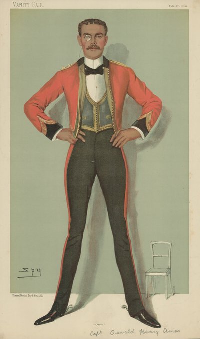 Kaptan Oswald Henry Ames by Leslie Matthew Ward