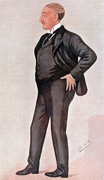 Cecil Rhodes, İngiltere doğumlu Güney Afrikalı, finansçı, devlet adamı ve imparatorluk kurucusu, 1891 by Leslie Matthew Ward