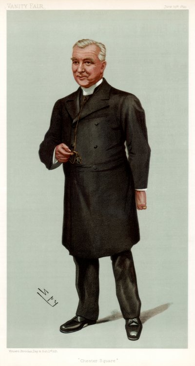 Chester Meydanı, Canon Fleming, İngiliz din adamı, 1899. by Leslie Matthew Ward