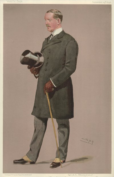 Albay Arthur Montagu Brookfield by Leslie Matthew Ward