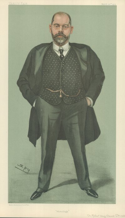 Dr Robert Henry Scanes Spicer, Rinoloji, 20 Mart 1902, Vanity Fair karikatürü by Leslie Matthew Ward
