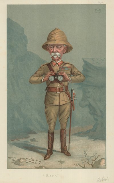 Mareşal Lord Roberts, Bobs, 21 Haziran 1900, Vanity Fair karikatürü by Leslie Matthew Ward