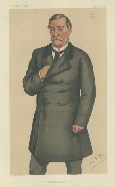 Magdala Genel Lord Napier by Leslie Matthew Ward