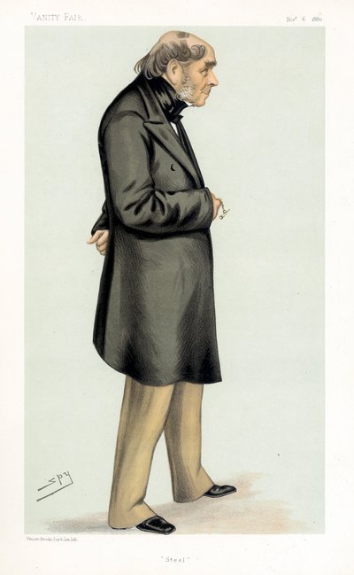 Henry Bessemer, İngiliz mühendis, mucit ve sanayici, 1880 by Leslie Matthew Ward