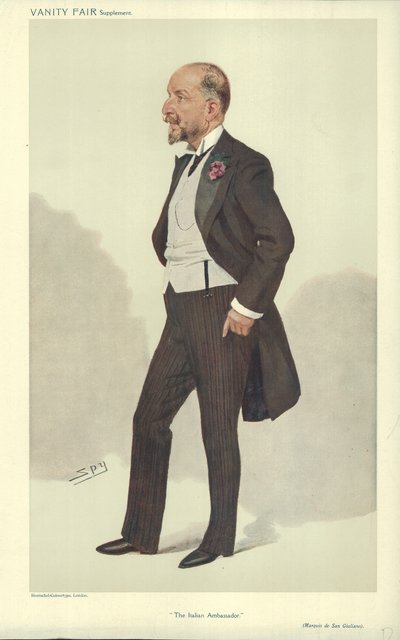 Ekselansları Marquis di San Giuliano by Leslie Matthew Ward