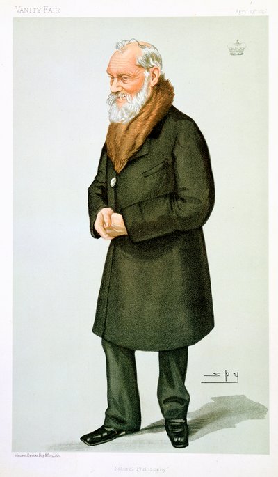Lord Kelvin, İskoç fizikçi ve matematikçi, 1897 by Leslie Matthew Ward