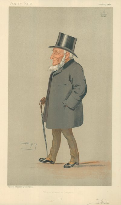 Lord Thring, Şirketler üzerine yazdı, 29 Haziran 1893, Vanity Fair karikatürü by Leslie Matthew Ward