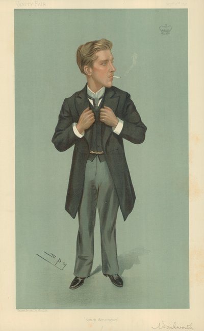 Lord Warkworth, South Kensington, 2 Eylül 1897, Vanity Fair karikatürü by Leslie Matthew Ward