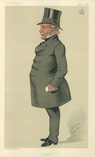 Lord Waveney, Suffolk, 2 Nisan 1881, Vanity Fair karikatürü by Leslie Matthew Ward