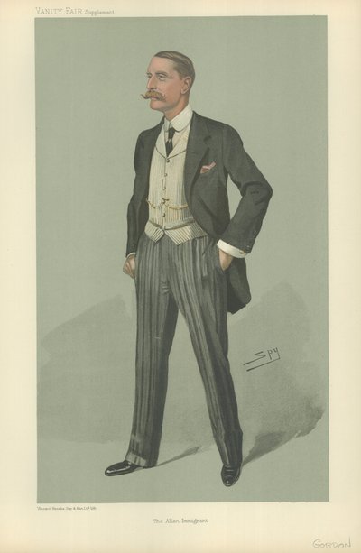 Binbaşı WIlliam Eden Evans-Gordon by Leslie Matthew Ward