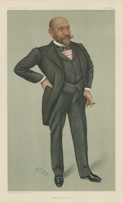 Bay Ernest Cassel (renkli taş) by Leslie Matthew Ward