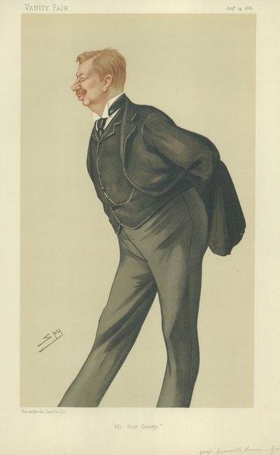 Bay George Granville Leveson-Gower by Leslie Matthew Ward