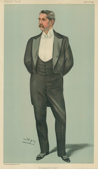 Bay Henry White, Diplomatik Bir Kuzen, 2 Mart 1899, Vanity Fair karikatürü by Leslie Matthew Ward