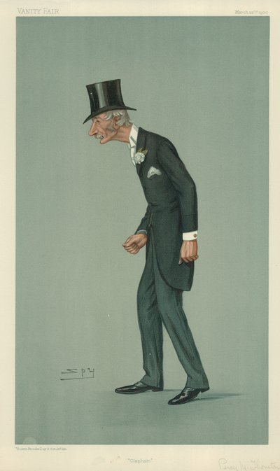 Bay Percy Melville Thornton, Clapham, 22 Mart 1900, Vanity Fair karikatürü by Leslie Matthew Ward