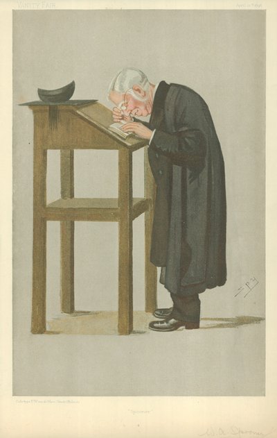 Mr WA Spooner, Spooner, 21 Nisan 1898, Vanity Fair çizgi filmi by Leslie Matthew Ward
