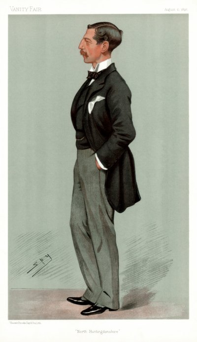 North Huntingdonshire, Ailwyn Fellowes, İngiliz politikacı, 1896. by Leslie Matthew Ward