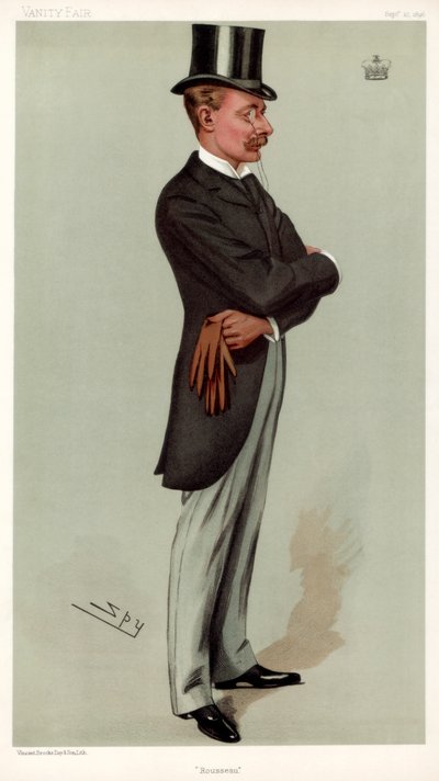 Rousseau, Bedford Dükü, 1896. by Leslie Matthew Ward