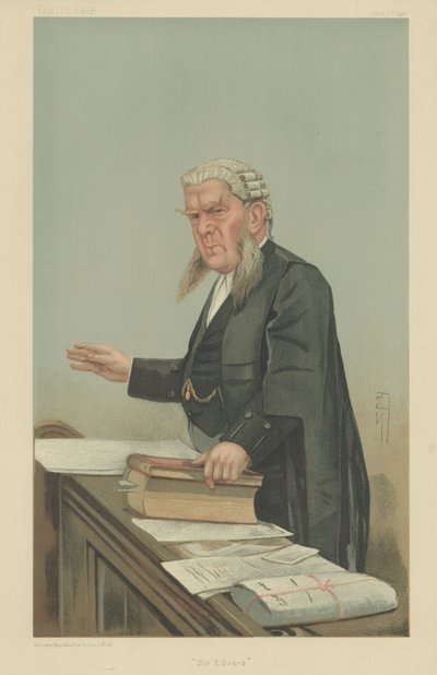 Sir Edward George Clark by Leslie Matthew Ward