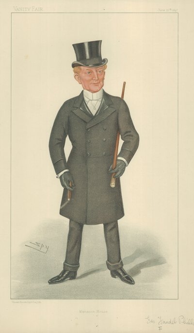 Sir F Phillips, Londra Belediye Başkanı by Leslie Matthew Ward