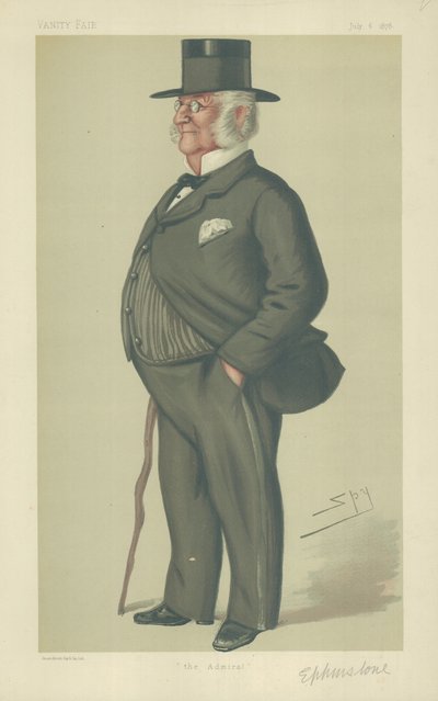 Sir James Dalrymple Boynuz Elphinstone by Leslie Matthew Ward