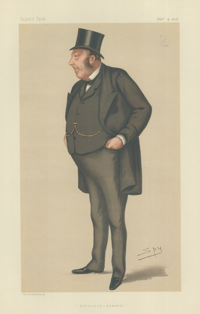 Sör John Holker by Leslie Matthew Ward